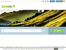 Tablet Screenshot of greenphi.com